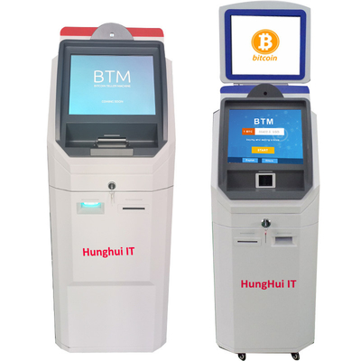 Емкостная машина киоска наличных денег ATM Bitcoin сенсорного экрана с депозитом наличных денег/распределителем