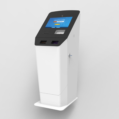 Киоск ATM Bitcoin системы 15.6inch Windows двухсторонний с распределителем акцептора наличных денег