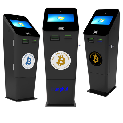Наличные деньги Hunghui наличными из секретной машины рассказчика Bitcoin черноты машины ATM
