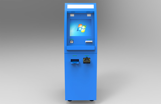 машина ATM банка сенсорного экрана 19inch с оптовыми акцептором и распределителем наличных денег
