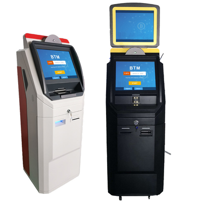Емкостная машина киоска наличных денег ATM Bitcoin сенсорного экрана с депозитом наличных денег/распределителем
