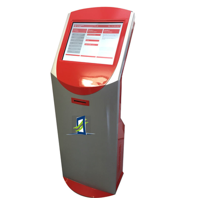 Киоск экрана касания машины 19,1 ATM банка дюйма взаимодействующий с принтером билета